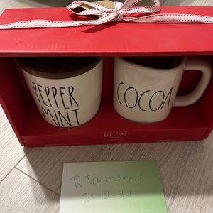 Rae Dunn mug with canister